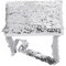 Elastic Silver Sequin Ribbon Trim Sewing Crafts DIY Dress Embellish for Wedding